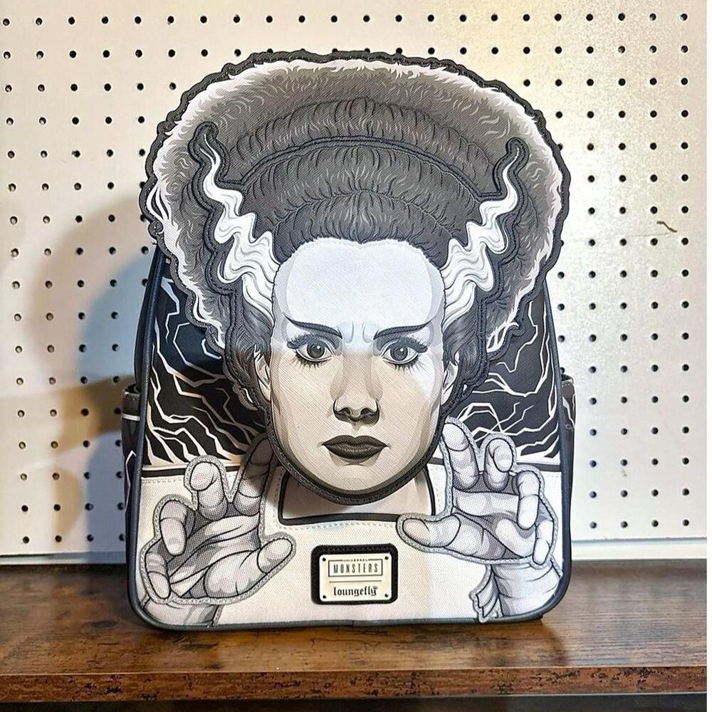 Loungefly Women's Black and White Bag